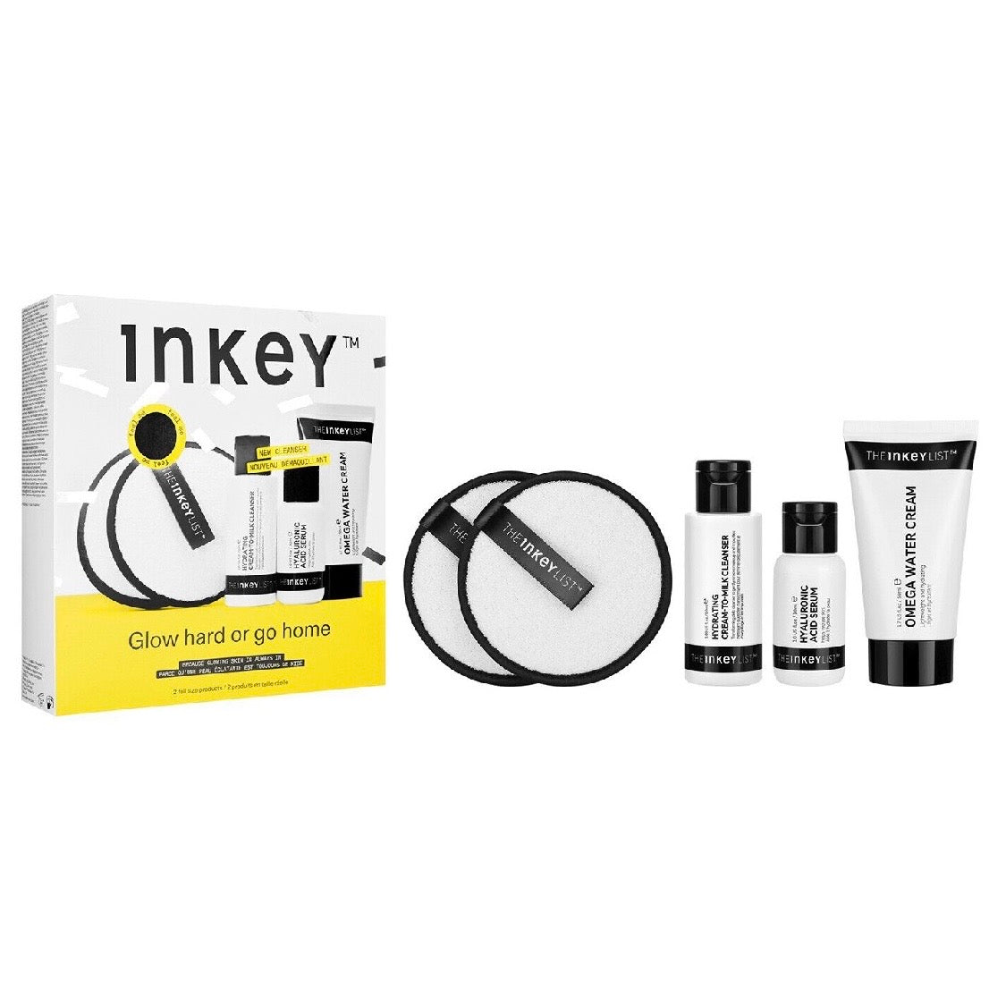 The Inkey List Glow Hard or Go Home Set