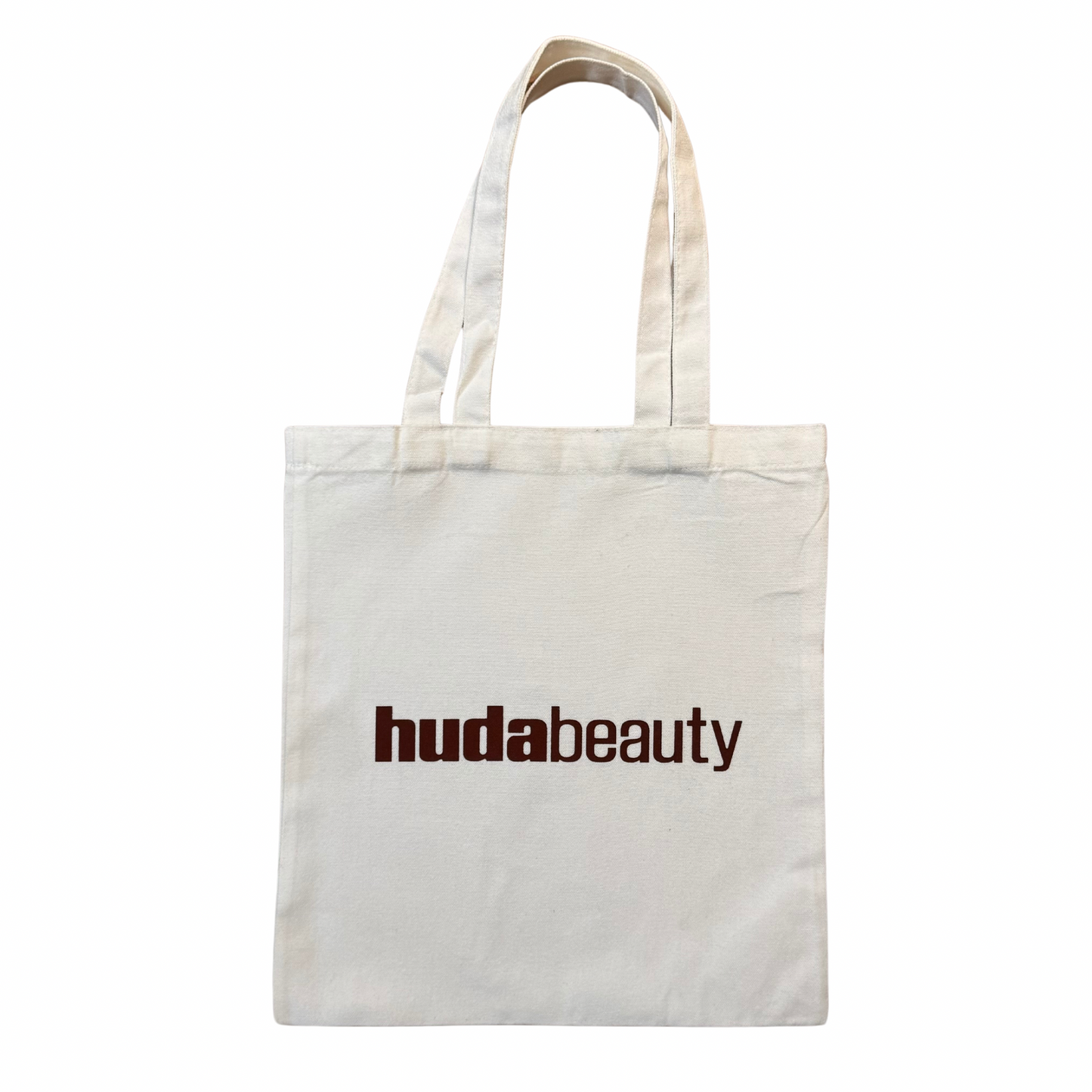 Huda Beauty White Tote Bag (New Logo)