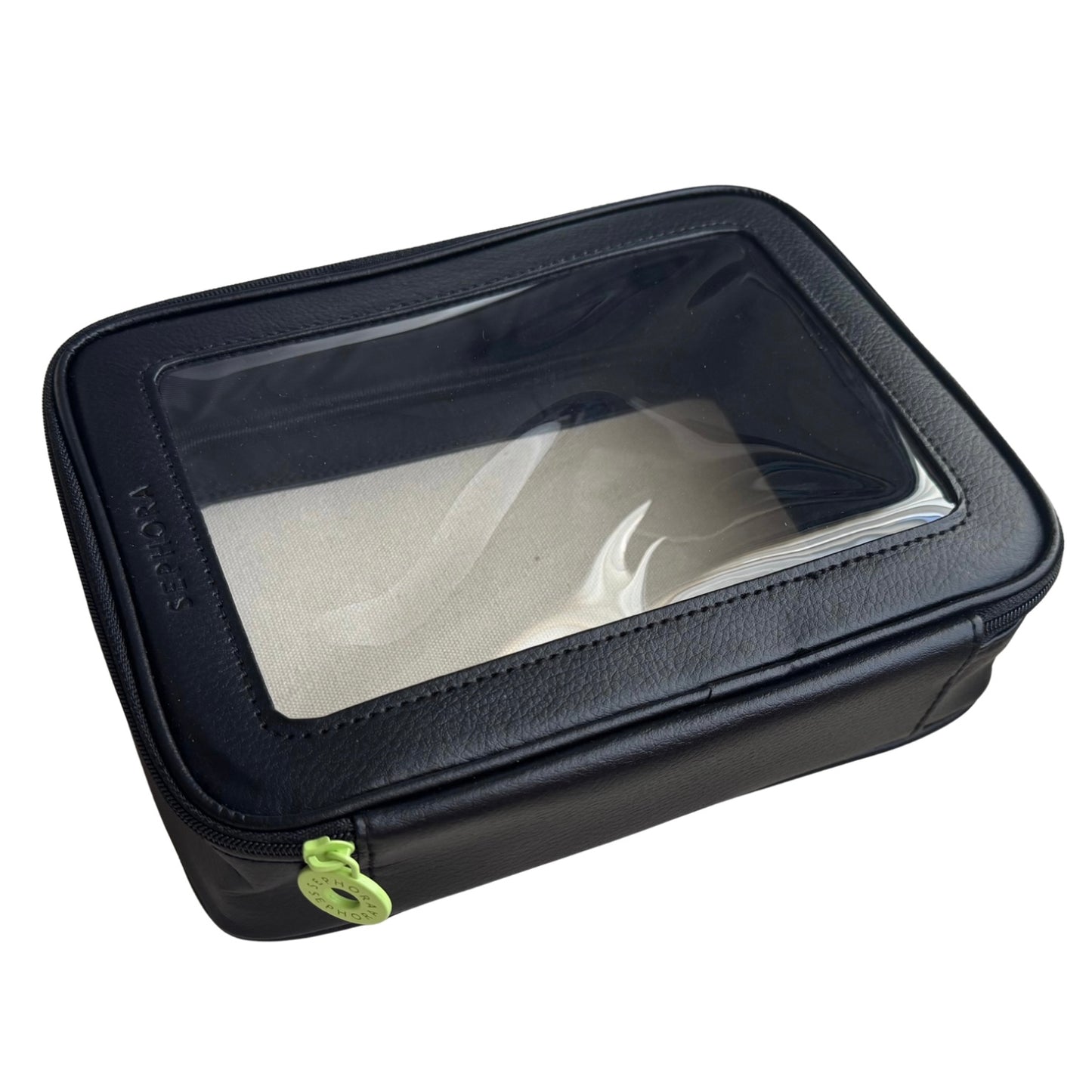 Sephora Black/Transparent Makeup Bag