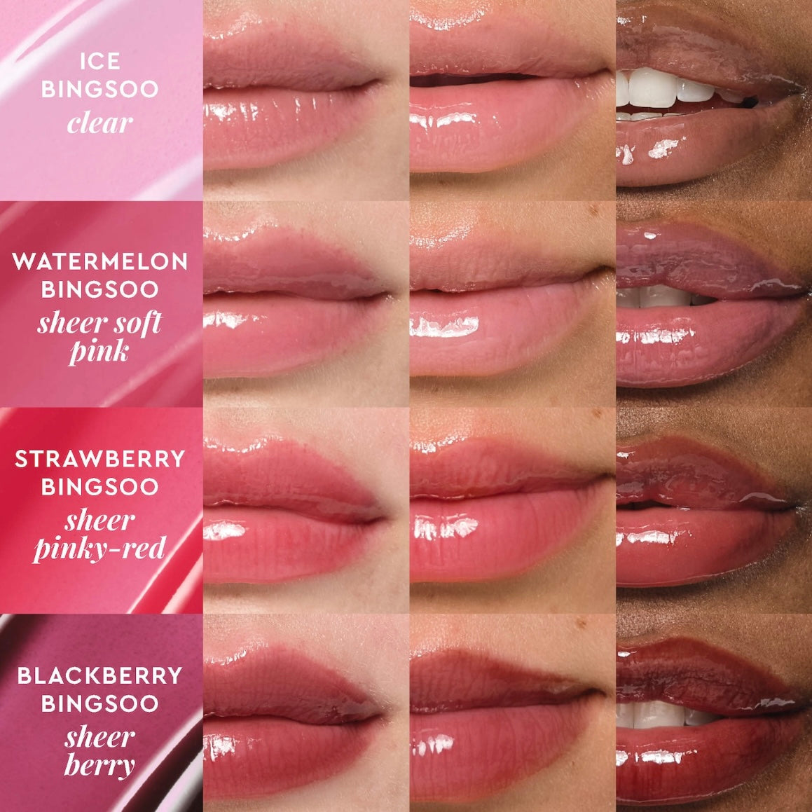 Glow Recipe Mini Glass Balm Lip Collection Gift Set