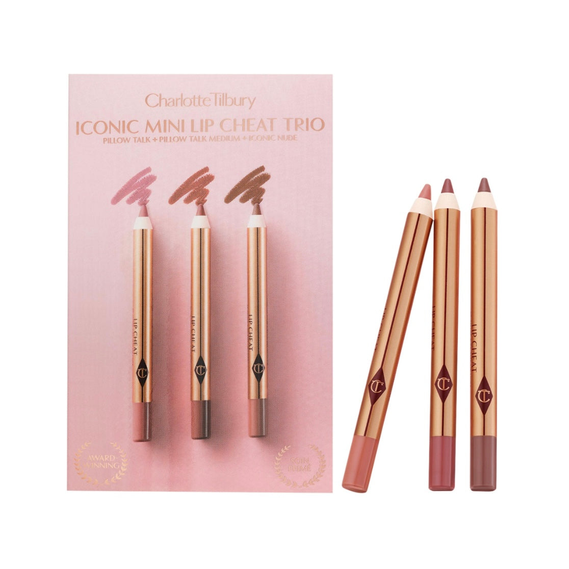 Charlotte Tilbury Mini Iconic Lip Cheat Lip Liner Trio