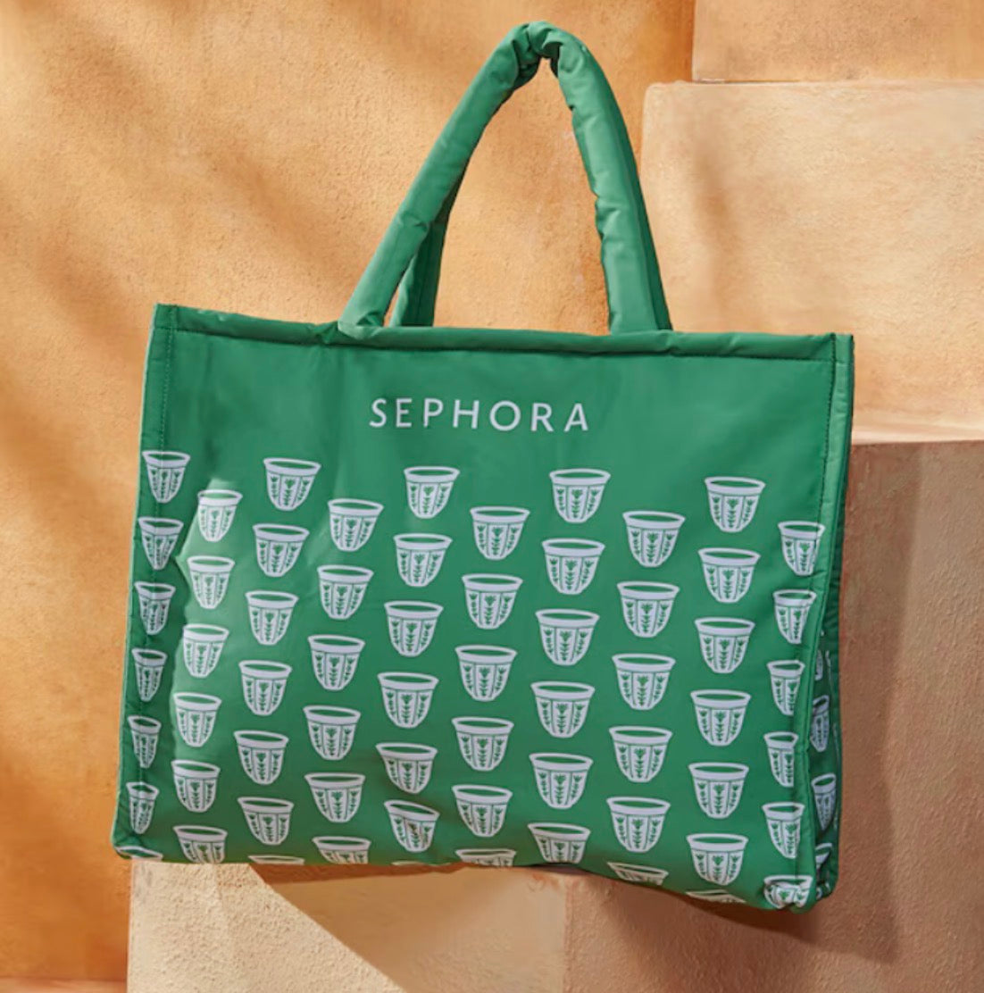 Sephora Green Tote Bag