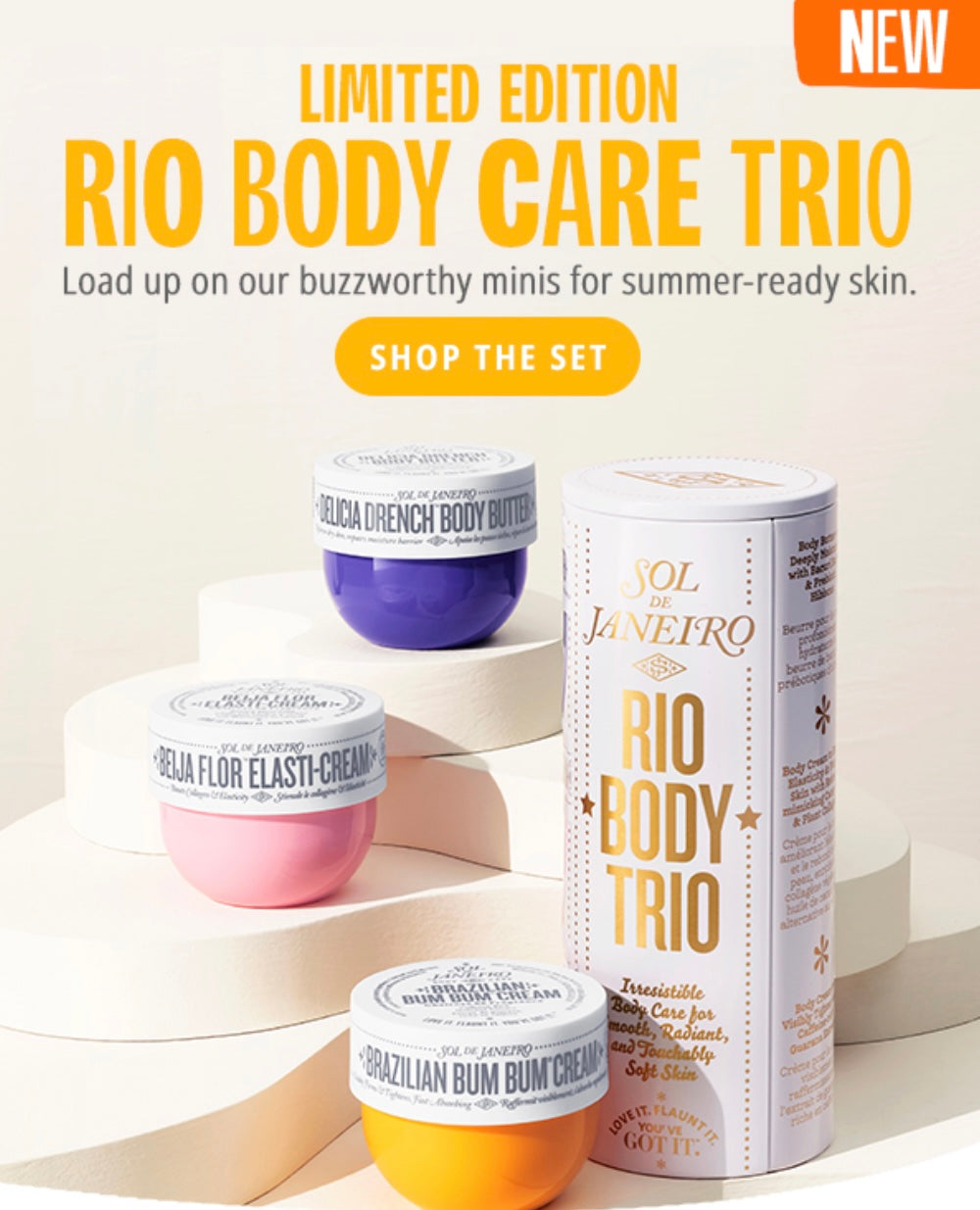 Sol de Janeiro Rio Body Trio