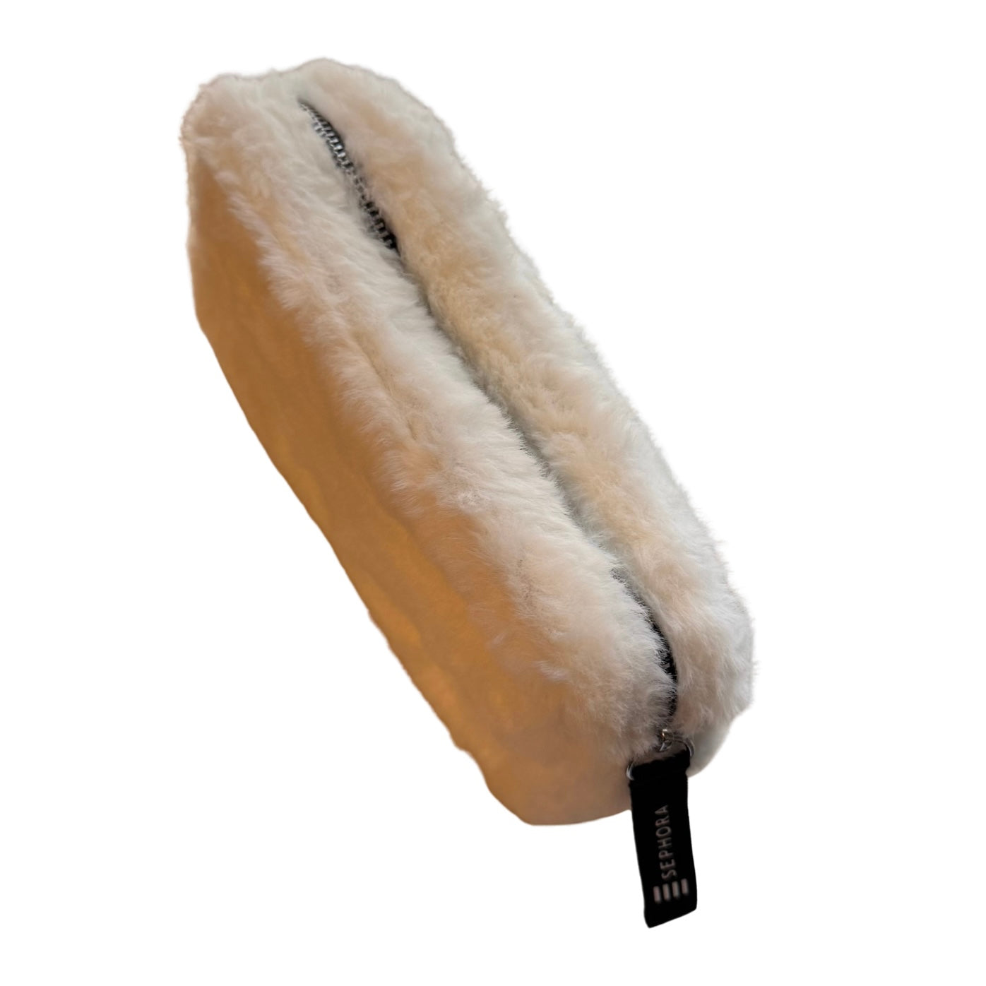 Sephora White Fur Pouch