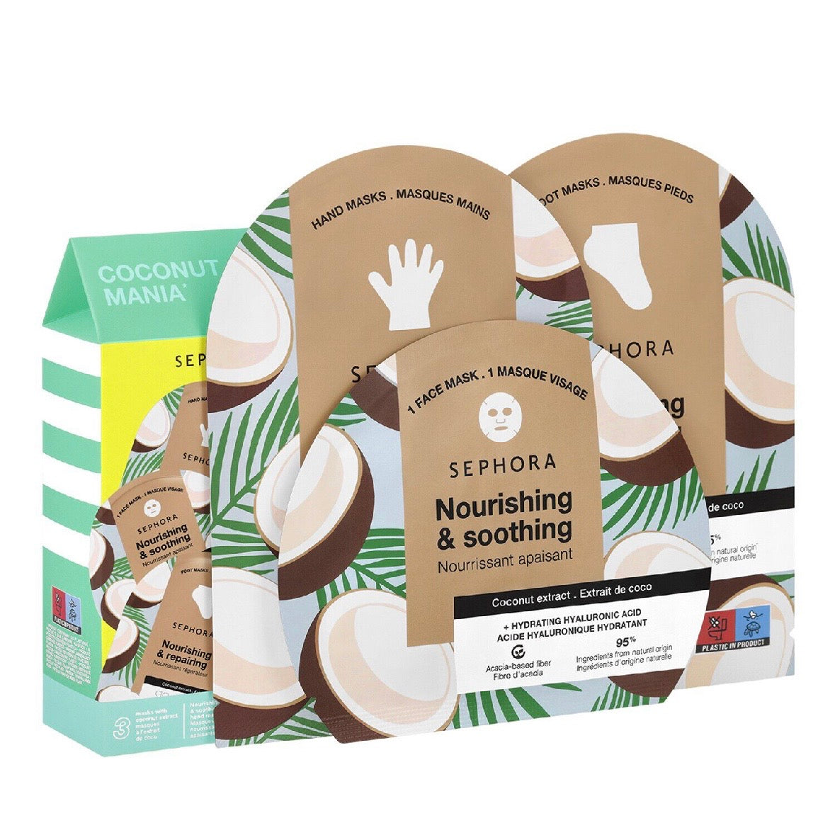 Sephora Collection Coconut Mania Face & Body Mask Set