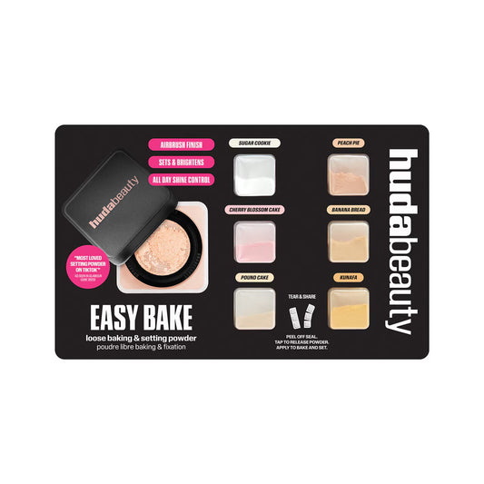 Huda Beauty Easy Bake Powder Sample Card