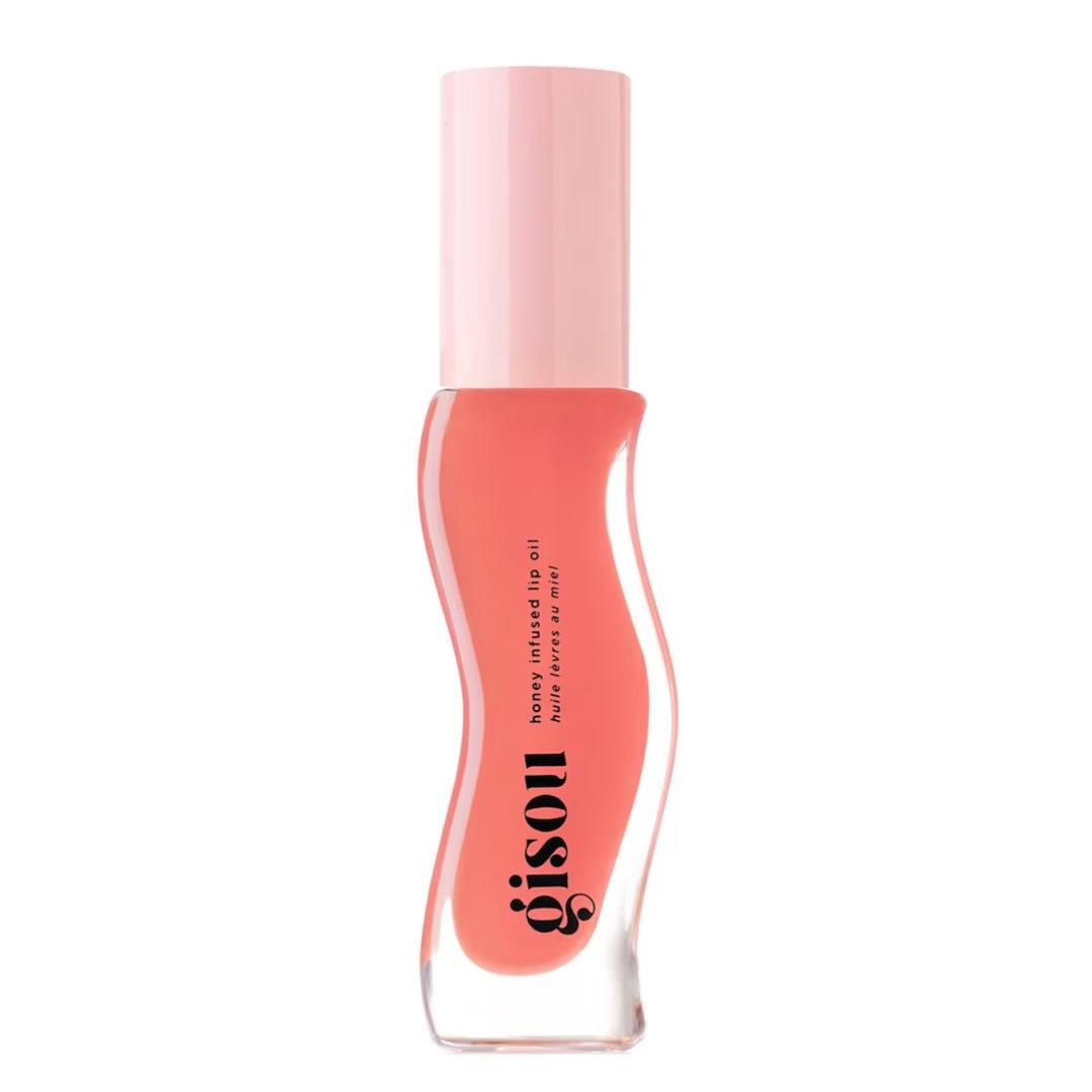 Gisou Honey Infused Hydrating Lip Oil (Bee-llini Peach)