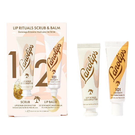 Lanolips Lip Rituals Scrub & Balm Coconutter
