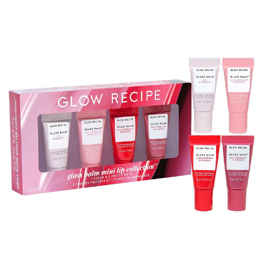 Glow Recipe Mini Glass Balm Lip Collection Gift Set